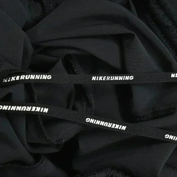 Nike Running Pants Dri-Fit Wide Leg Straight Black Athletic Size XXL - Picture 5 of 12